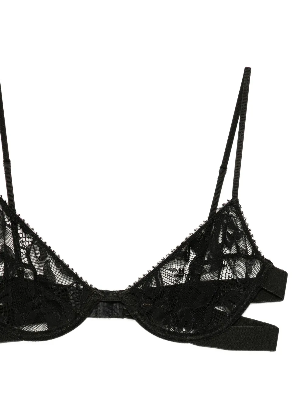 Kiki de Montparnasse Sophie demi-cup bh Zwart