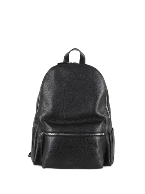 Orciani leather zip-fastening backpack