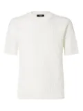 FENDI ff-pattern short-sleeve pullover - White