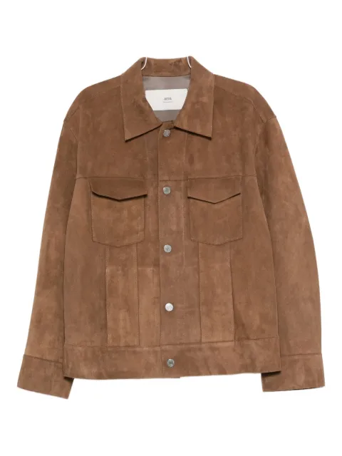 AMI Paris snap-button flap-pocket jacket