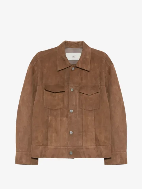 AMI Paris snap-button flap-pocket jacket