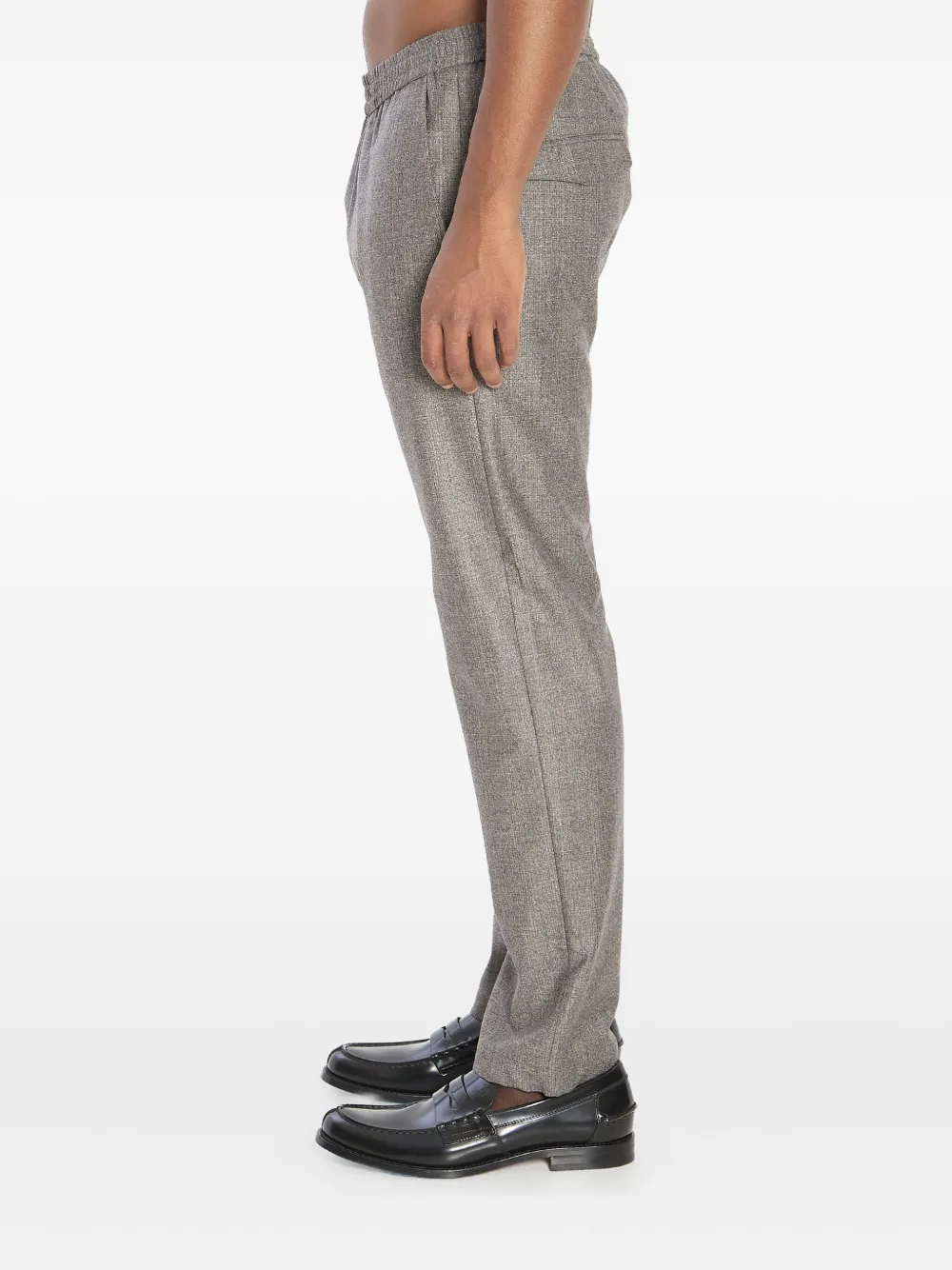 Barena Tosador Bita elasticated-waistband wool trousers - Grijs