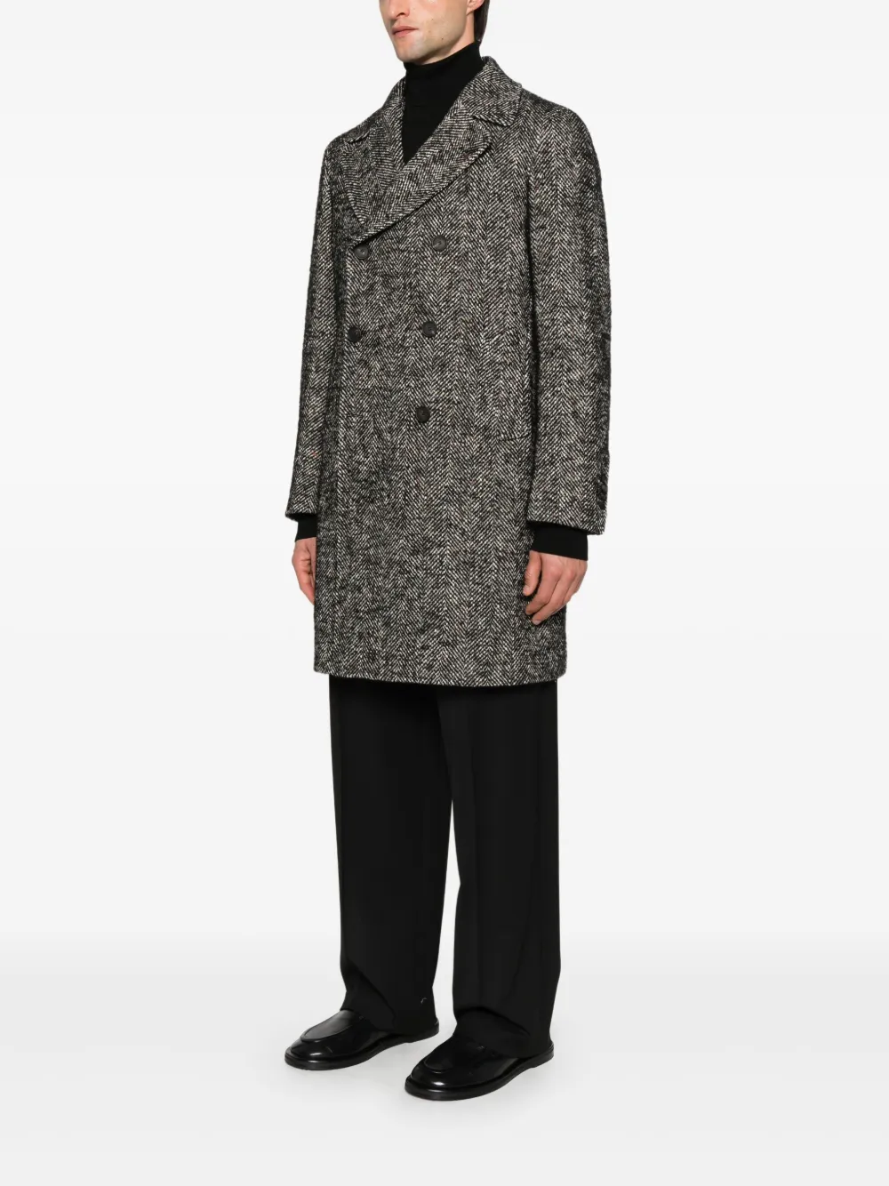 Tagliatore Jas met dubbele rij knopen Grijs