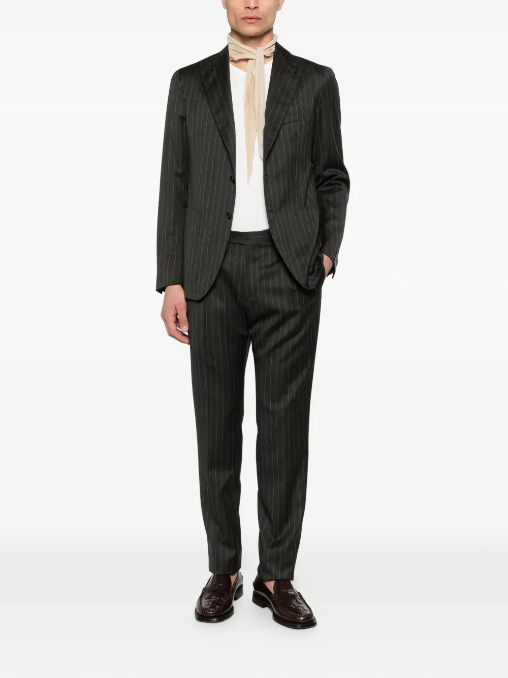 pinstripe suit