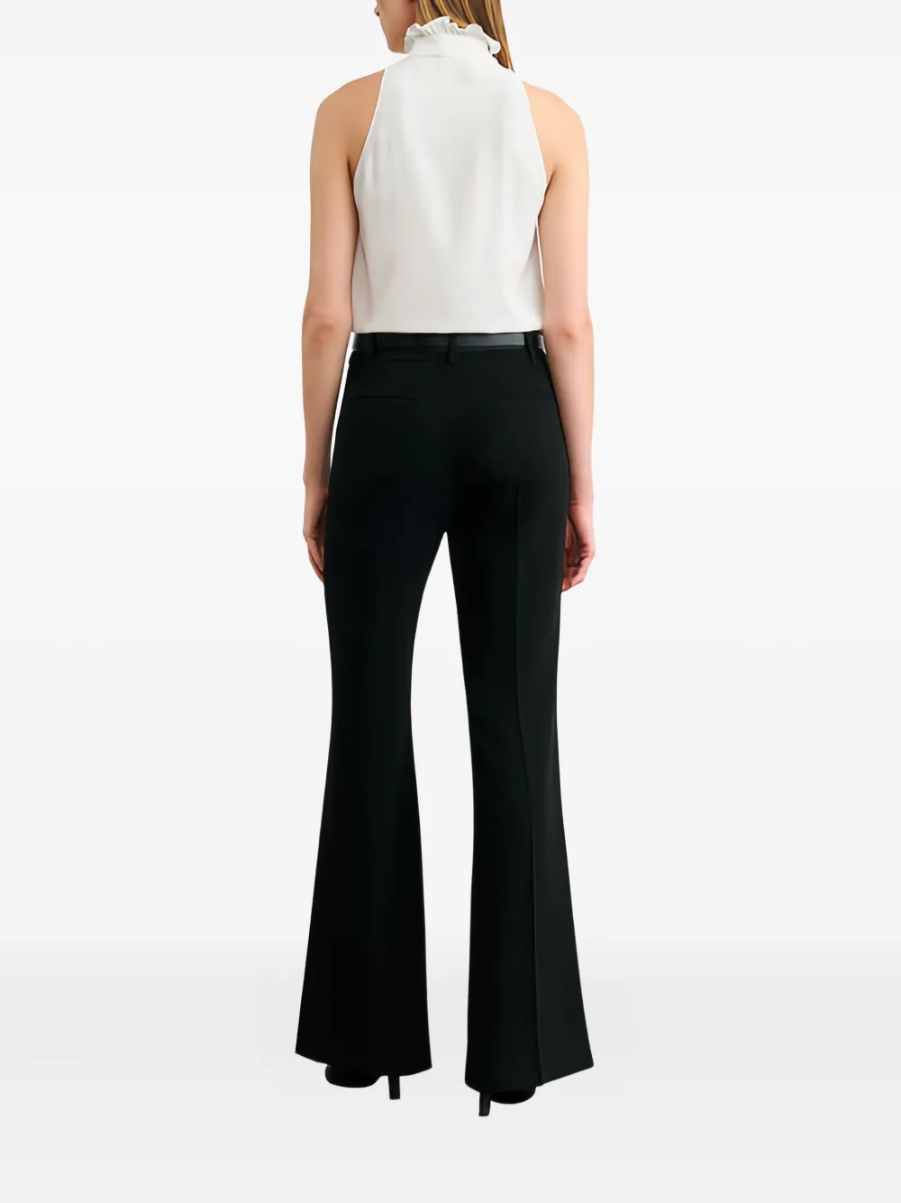 Nili Lotan Felton ruffled-collar blouse - Wit