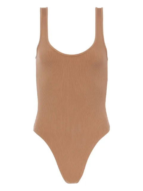 L'Agence Nica scoop-neck ribbed-tank bodysuit