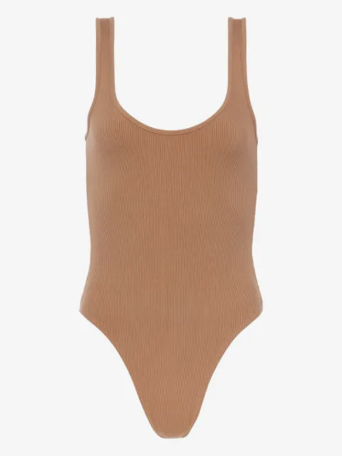 L'Agence Nica scoop-neck ribbed-tank bodysuit