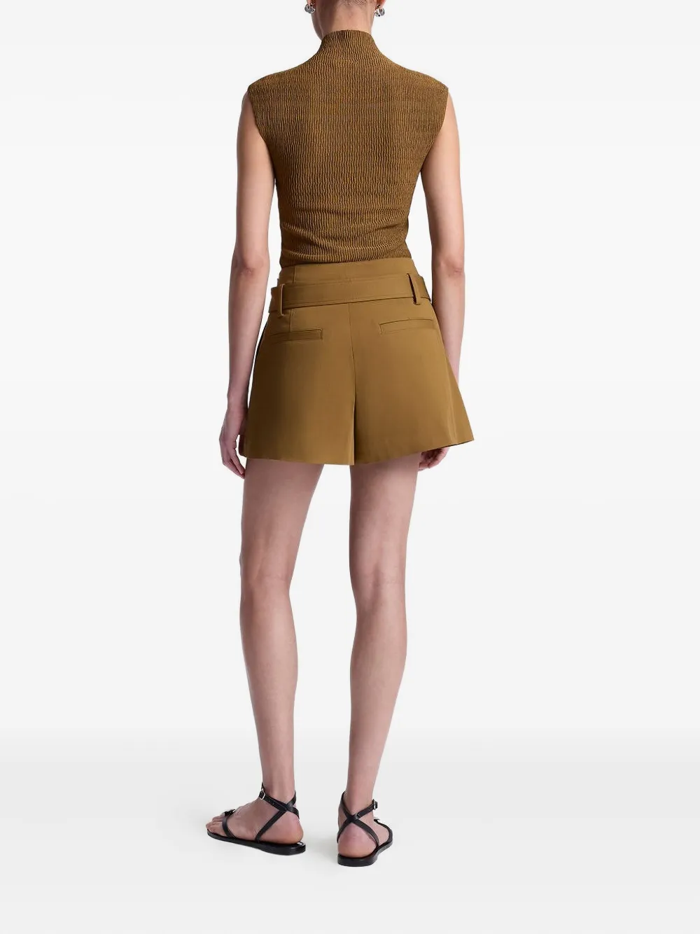 A.L.C. Shorts met ceintuur Bruin