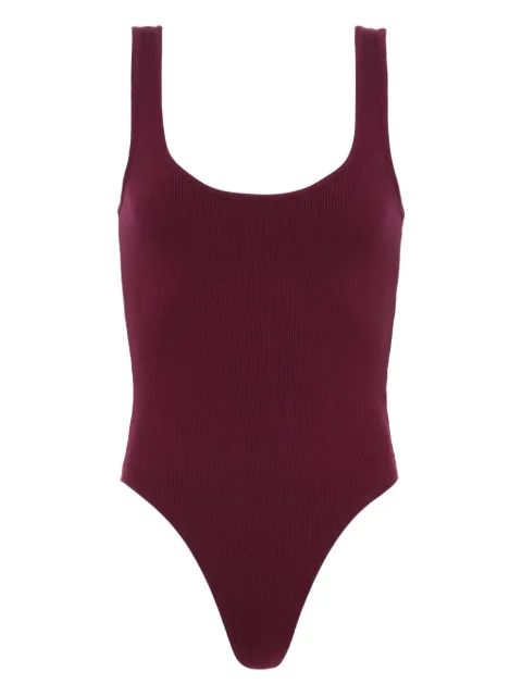 L'Agence Nica scoop-neck ribbed bodysuit