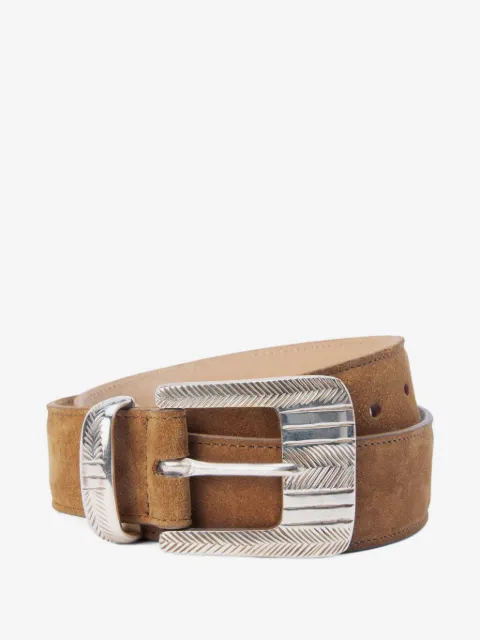 L'Agence Aya suede Western belt