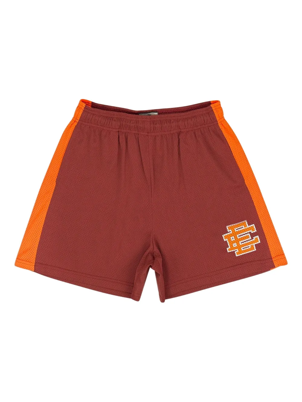 ERIC EMANUEL side stripe shorts | Orange | Image 1