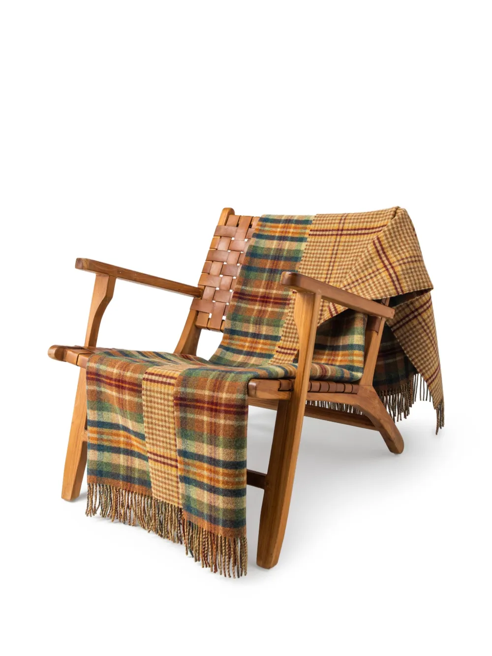 Johnstons of Elgin reversible checked throw | Blankets & Throws | Image 2