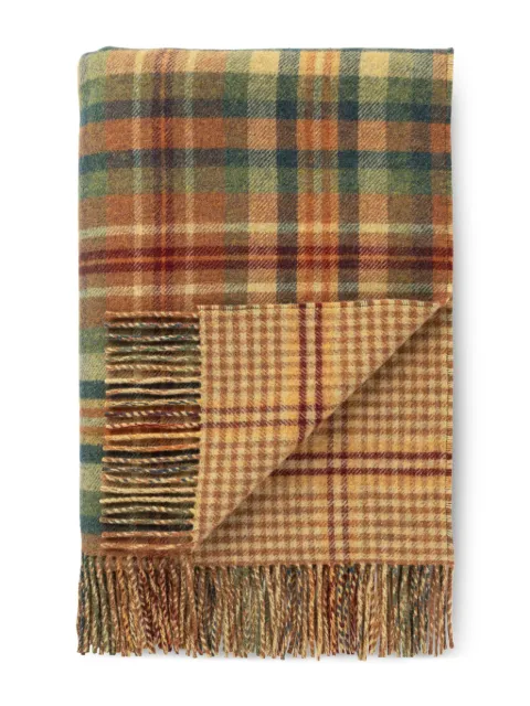 Johnstons of Elgin reversible checked throw 
