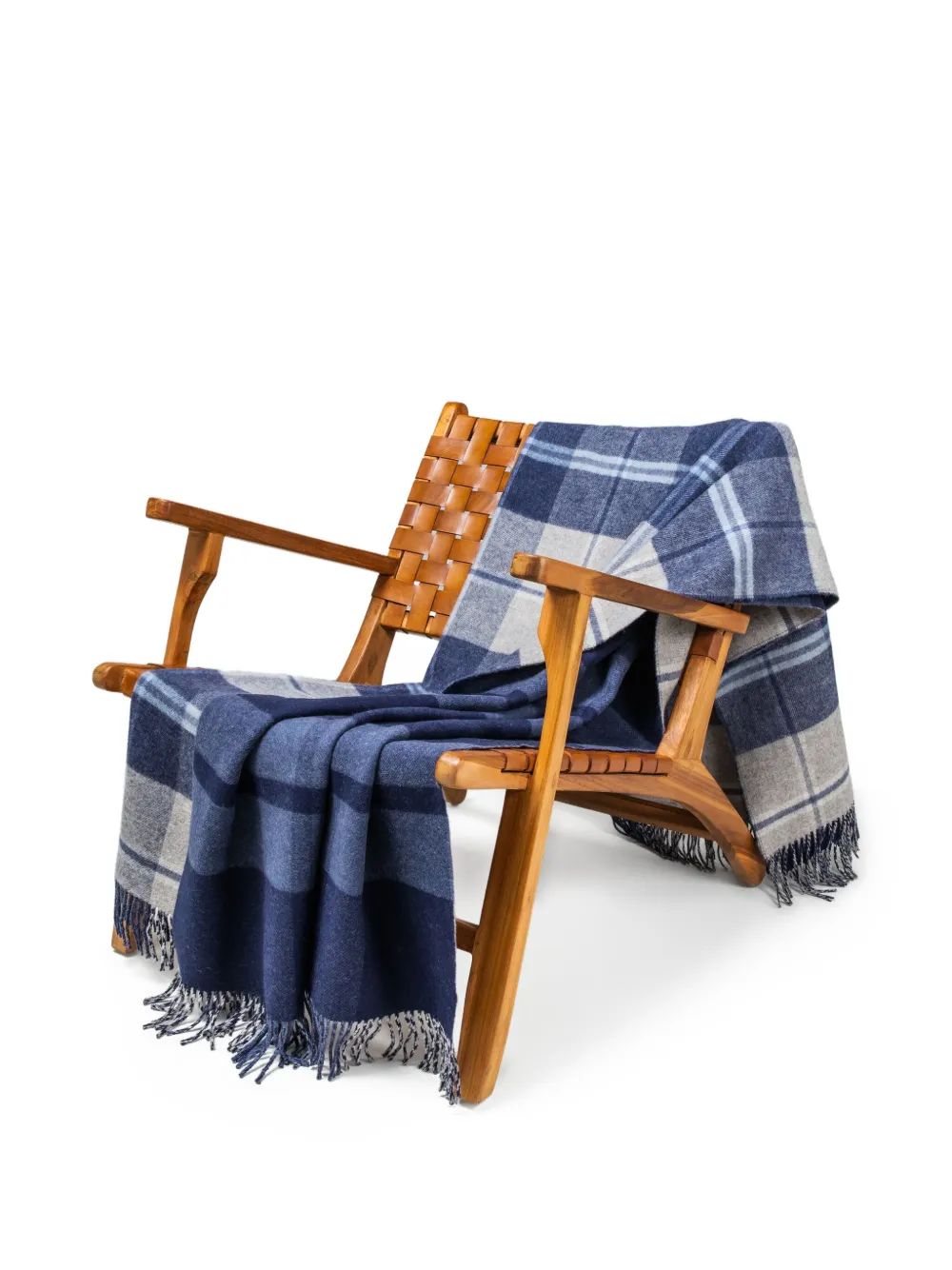 Johnstons of Elgin checked reversible throw | Blankets & Throws | Image 2