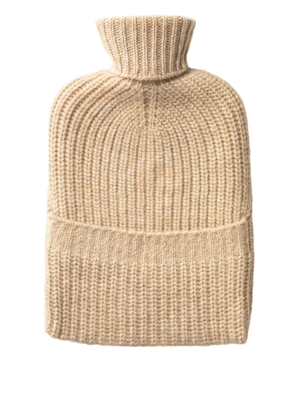 Johnstons of Elgin ribbed-knit hot water cover - Toni neutri