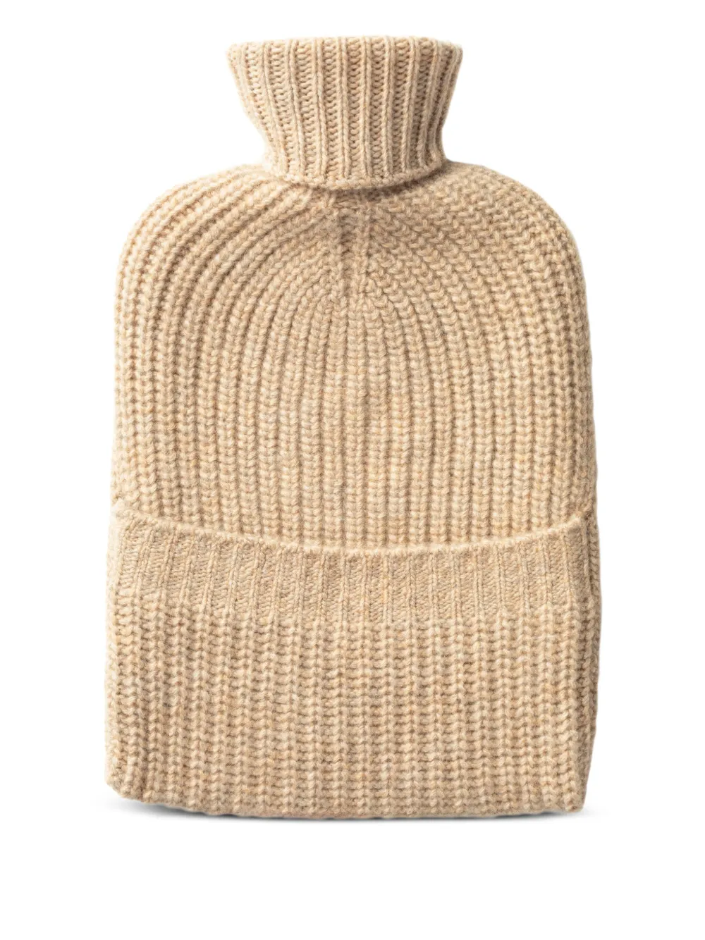 Johnstons of Elgin ribbed-knit hot water cover | Neutrals | Image 1