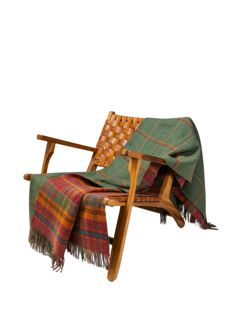 Johnstons of Elgin reversible checked throw | Blankets & Throws | Image 2