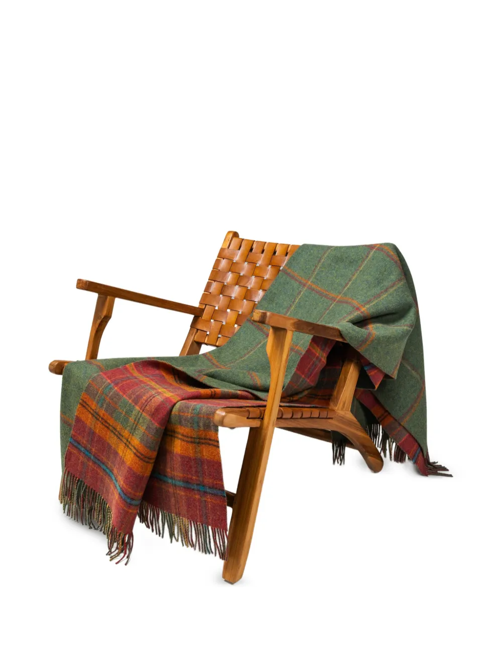 Johnstons of Elgin reversible checked throw | Blankets & Throws | Image 2