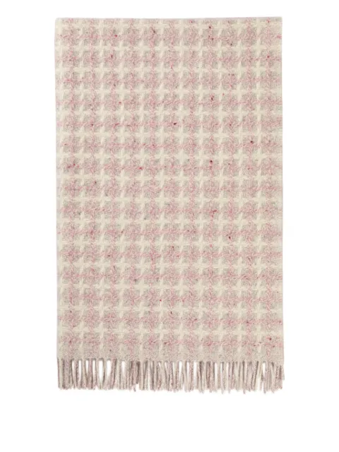 Johnstons of Elgin checked blanket