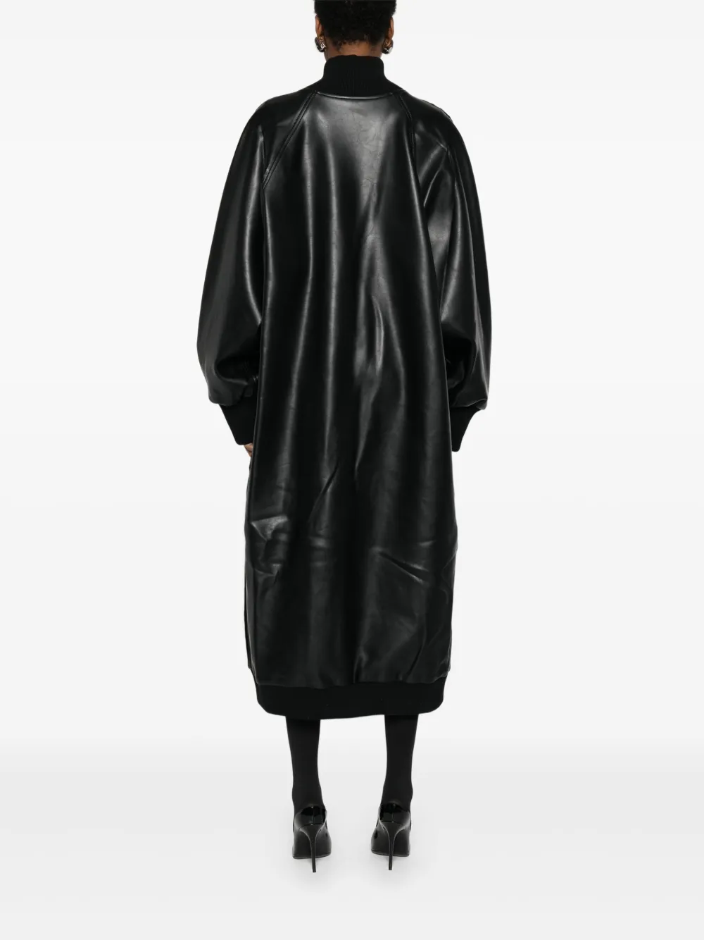 Norma Kamali Jack met rits Zwart