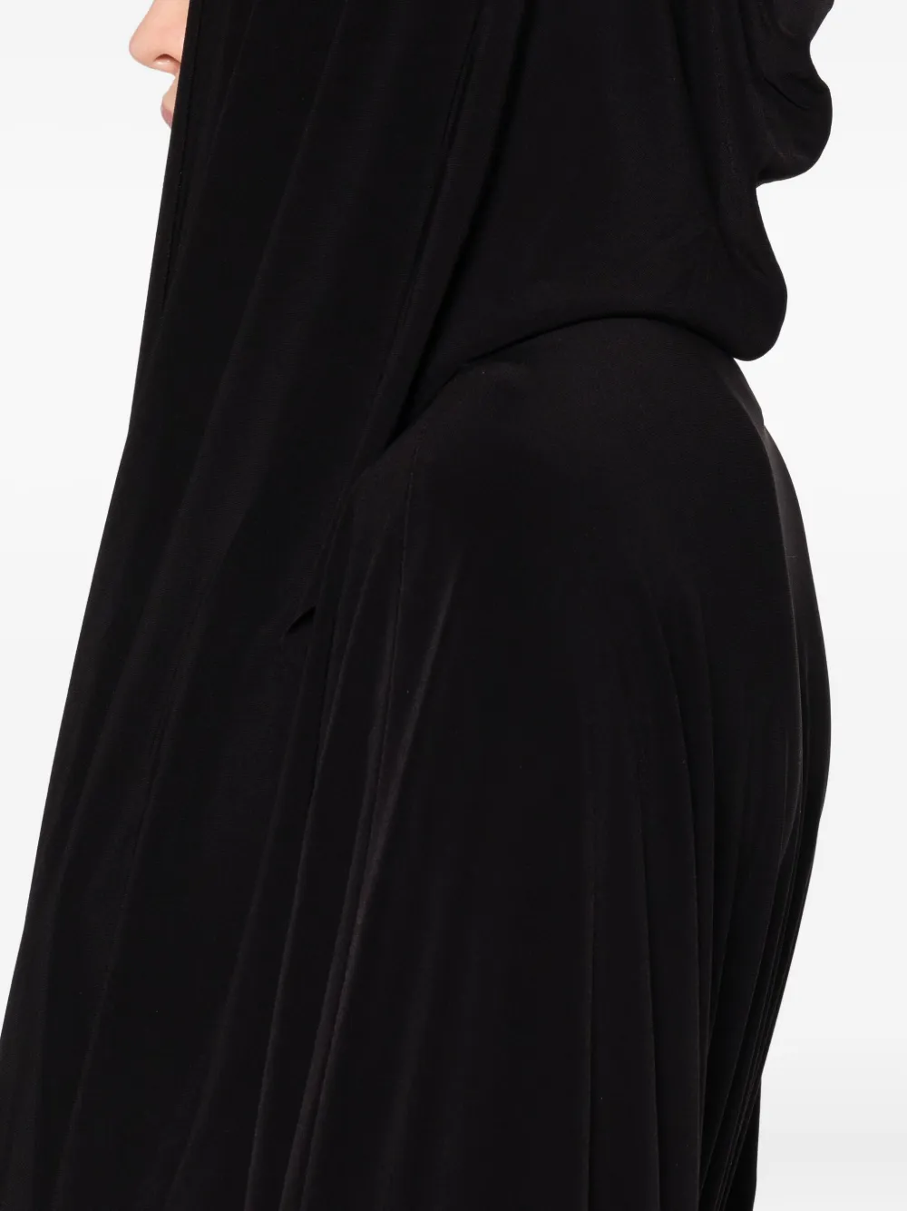 Norma Kamali Ruched Bodysuit In Black