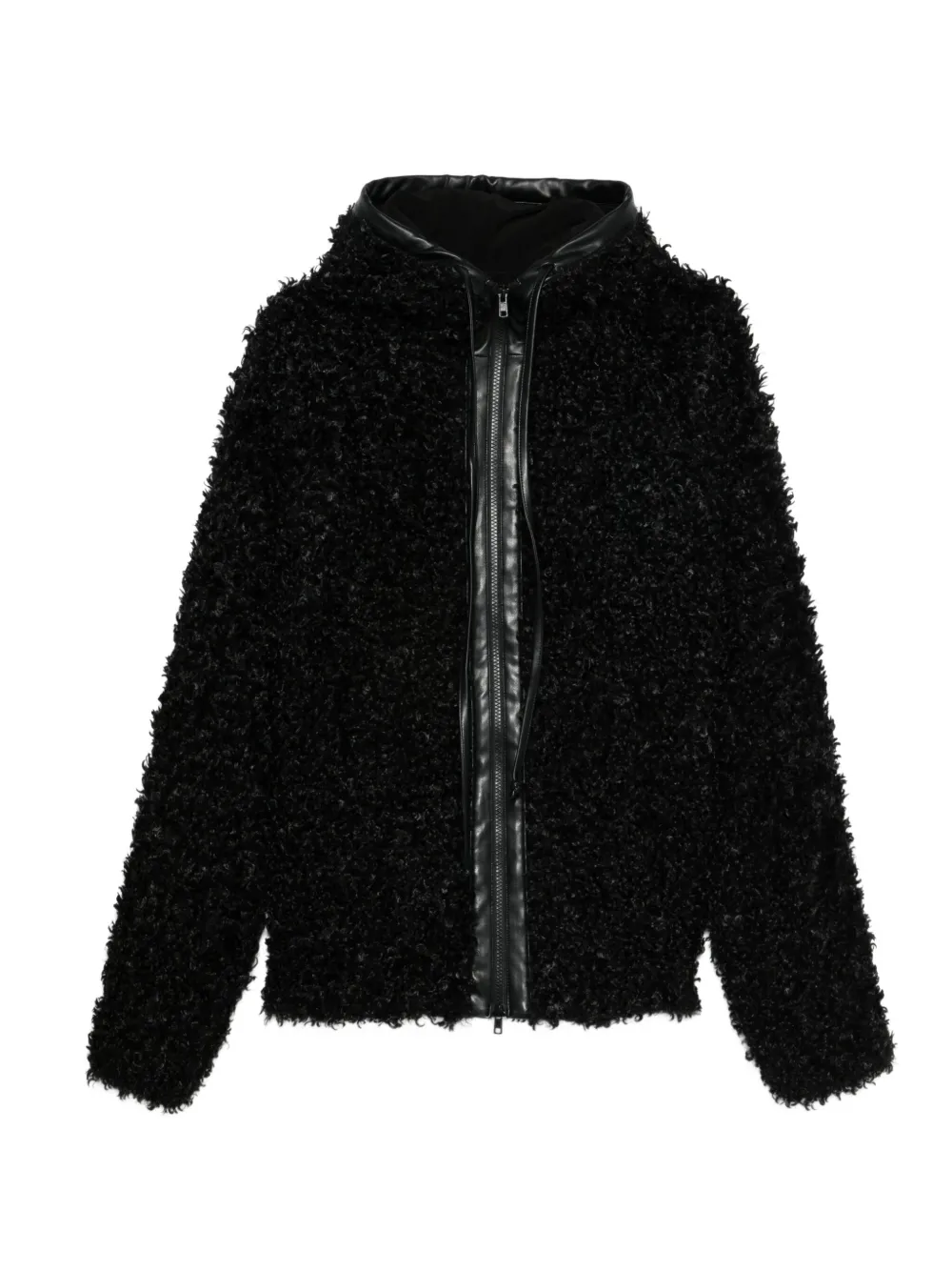 Norma Kamali faux fur coat - Nero