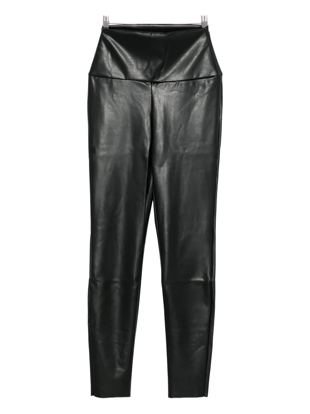 Norma Kamali Faux-leather Leggings In Black
