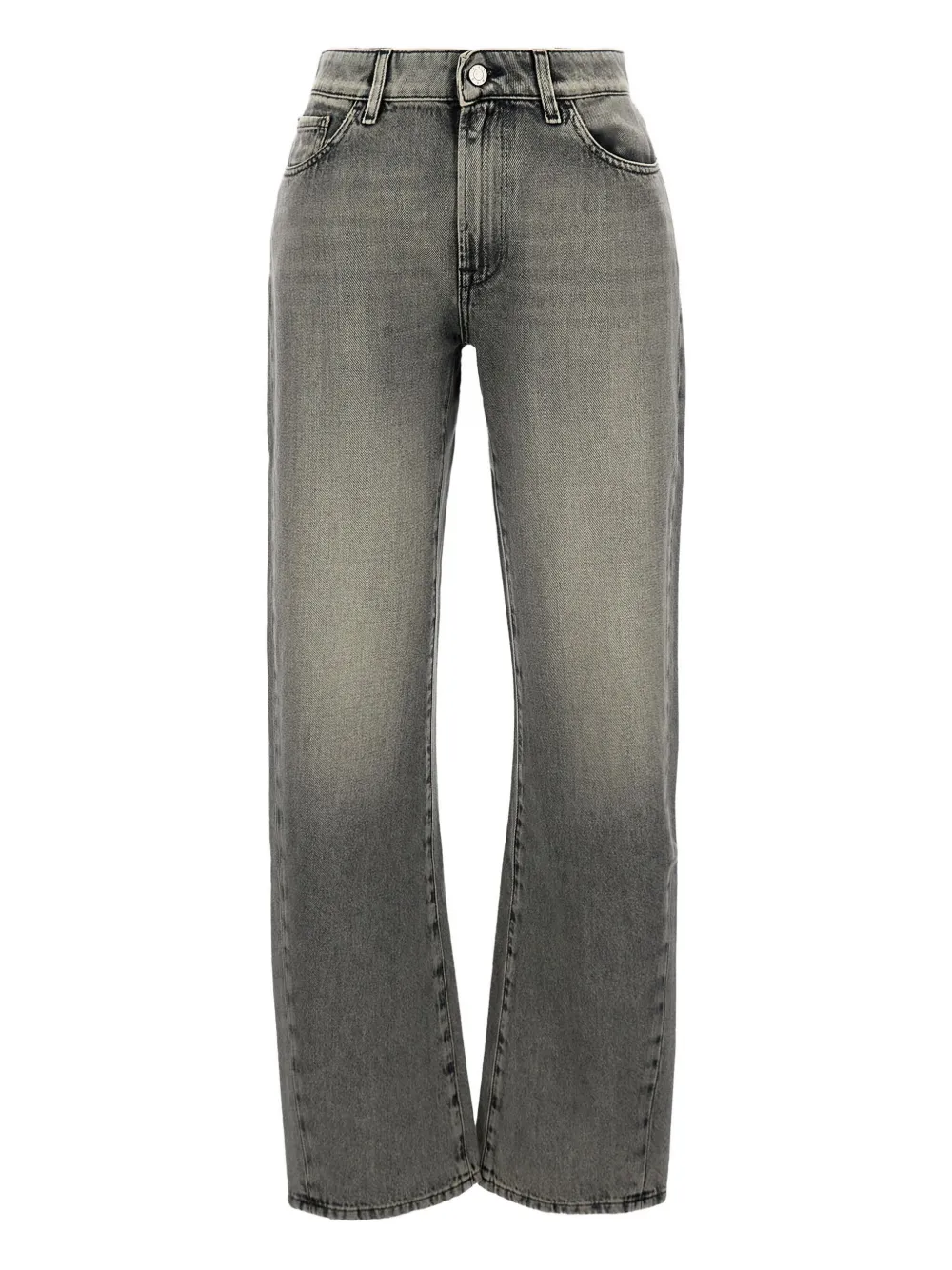 3x1 five-pocket cotton jeans | Grey | Image 1