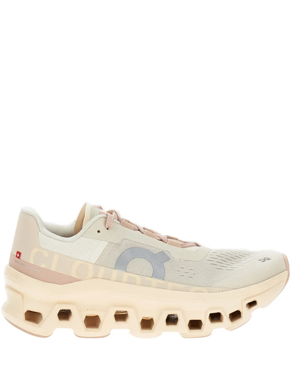 On Running Cloudmonster lace-up sneakers Neutrals
