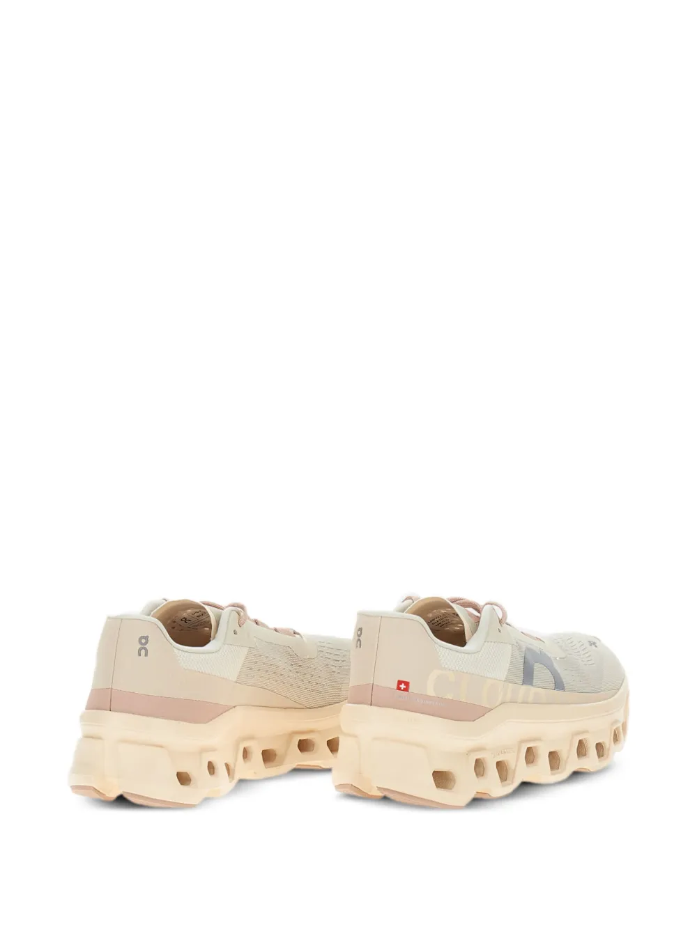On Running Cloudmonster lace-up sneakers Neutrals