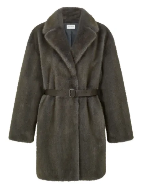P.A.R.O.S.H. belted faux-fur coat