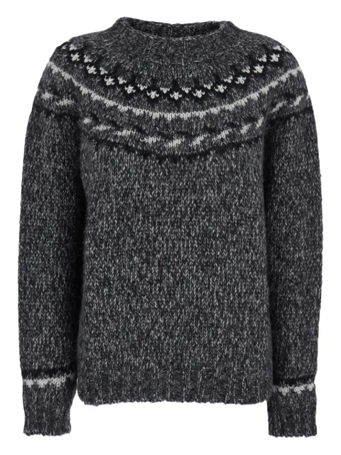 P.A.R.O.S.H. pull Mouline en maille Fair Isle