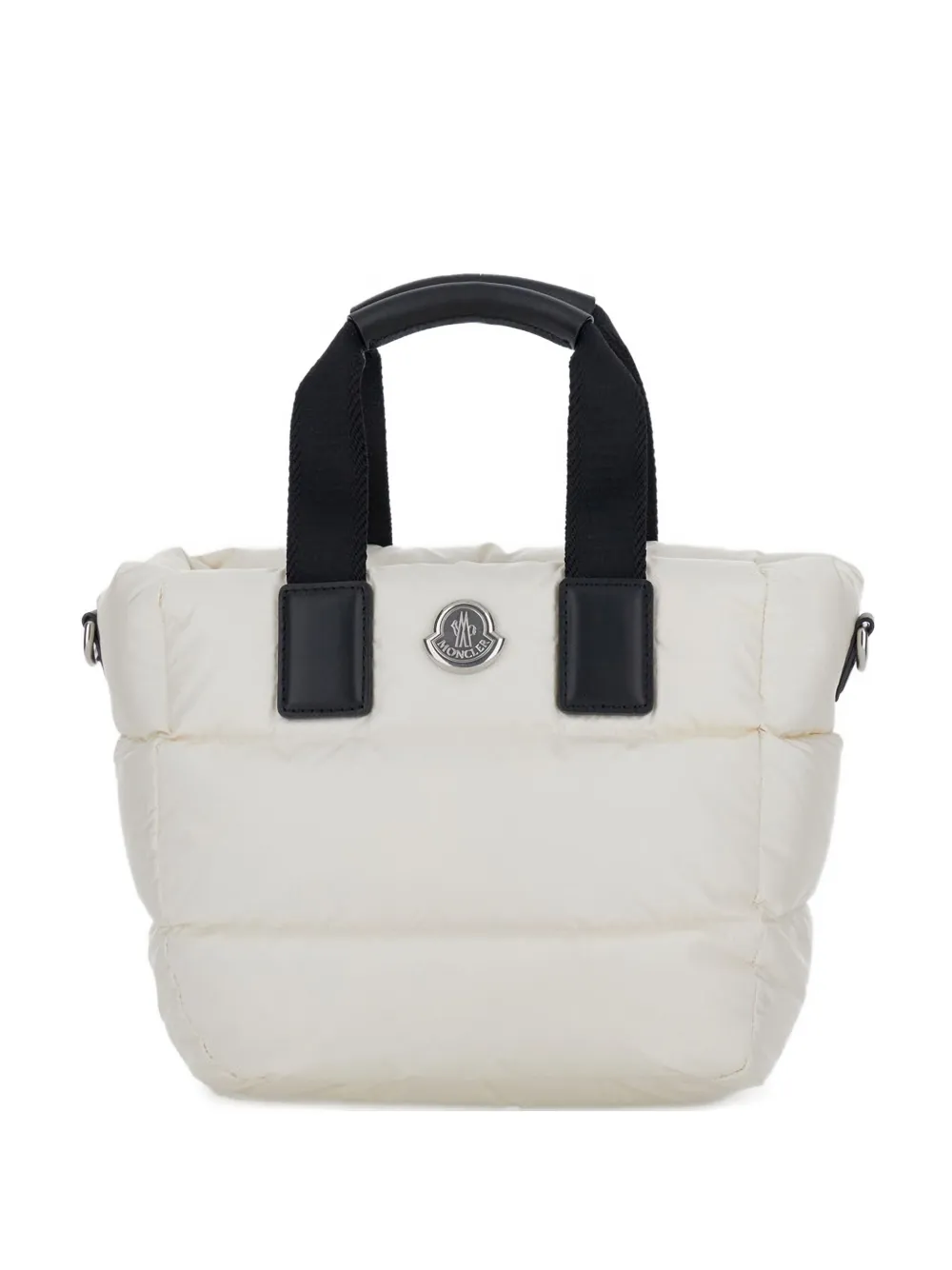Moncler Caradoc gewatteerde schoudertas met handgreep Beige
