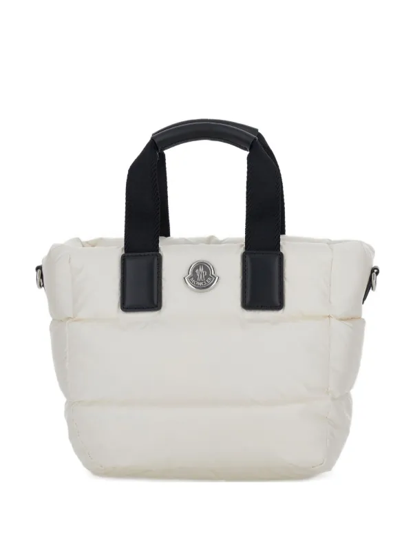 Moncler Caradoc Padded Top-handle Shoulder Bag in Neutrals