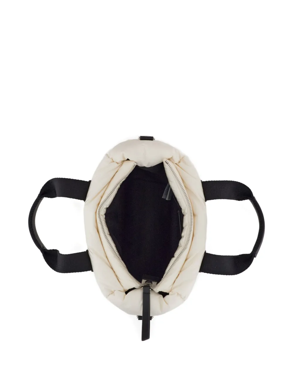 Moncler Caradoc gewatteerde schoudertas met handgreep Beige