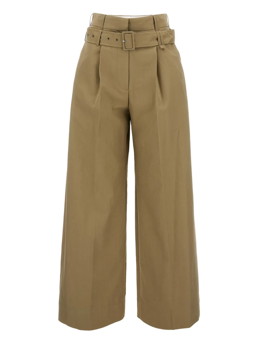 Simone Rocha pleated-front belted trousers Beige