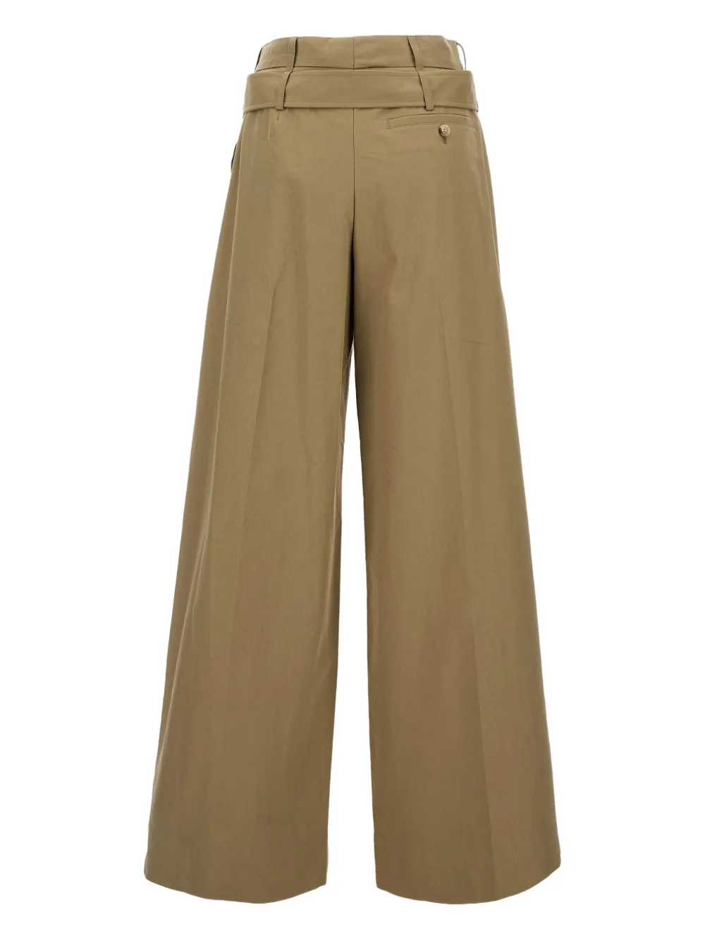 Simone Rocha pleated-front belted trousers - Beige