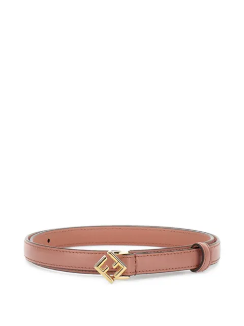 FENDI FF-buckle leather belt
