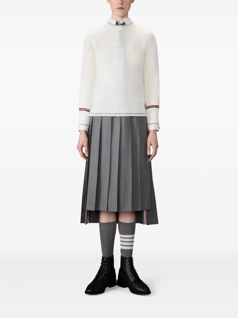 Thom Browne White Beige