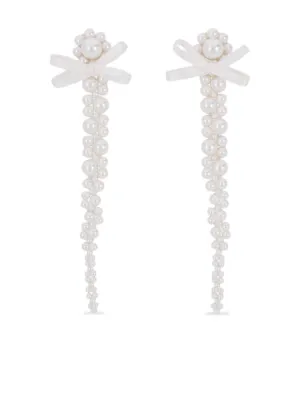 【ゆ】Simone Rocha  リボンディテール ドロップピアス ゆ様専用】Simone Rocha リボンディテール ドロップピアス