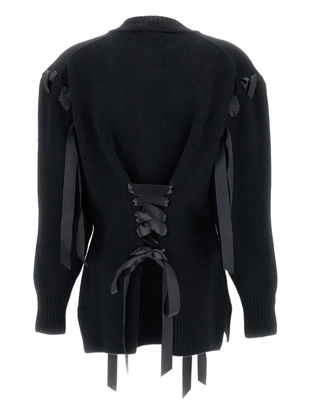 Simone Rocha Round-neck Cardigan In Blue