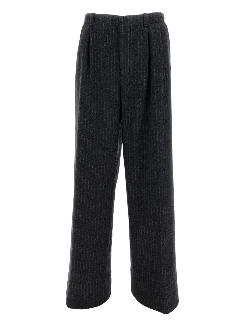 Durazzi Milano  pantalon court rayé | noir | Image 1