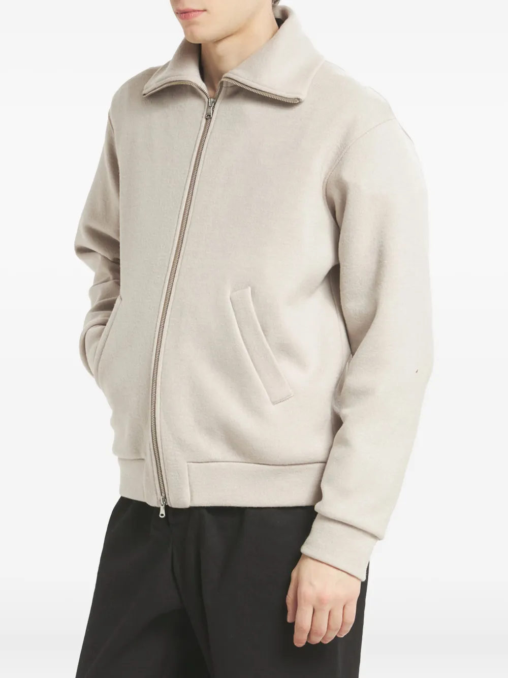 Barena Sweater met rits Beige