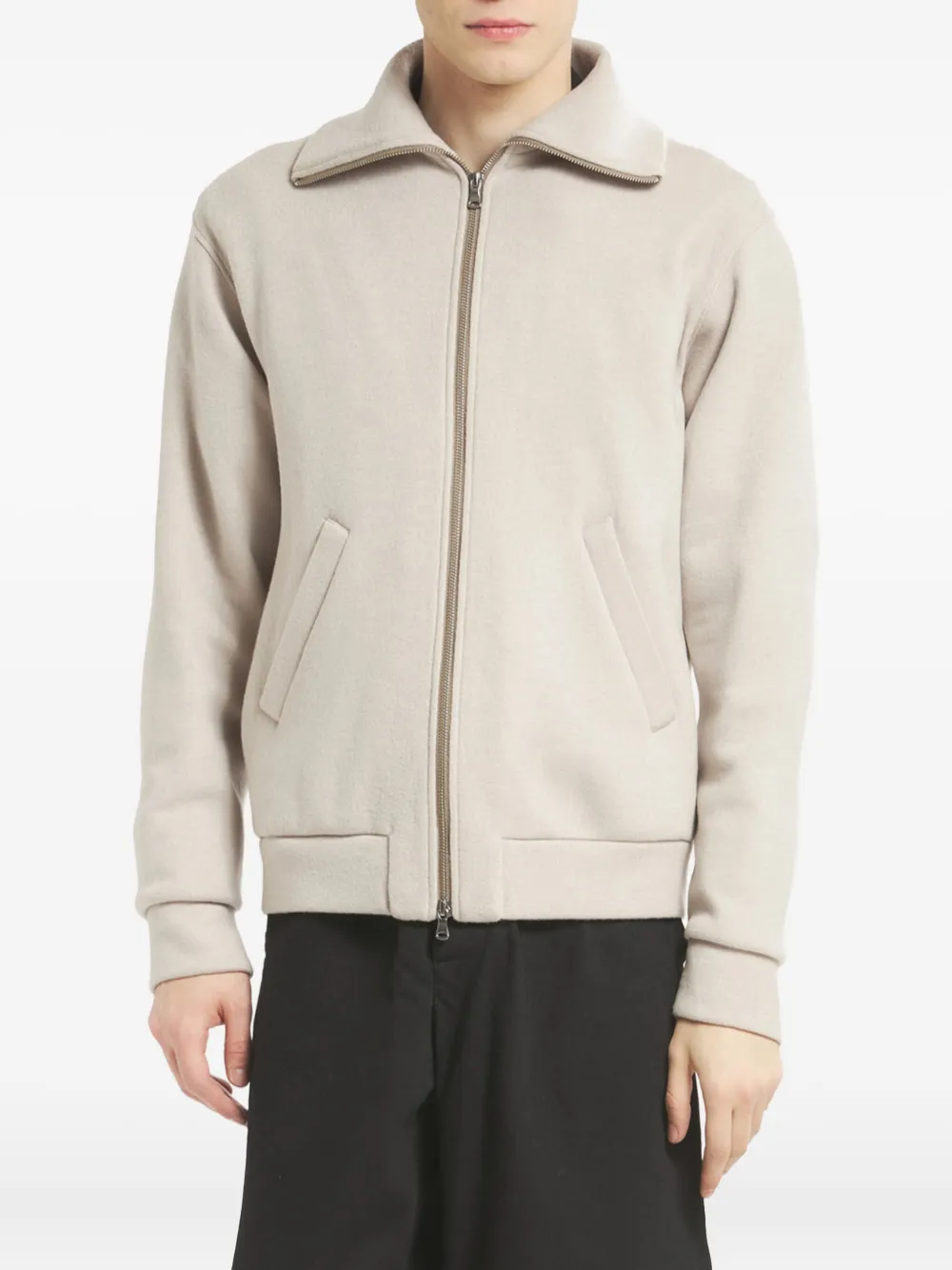 Barena Sweater met rits Beige