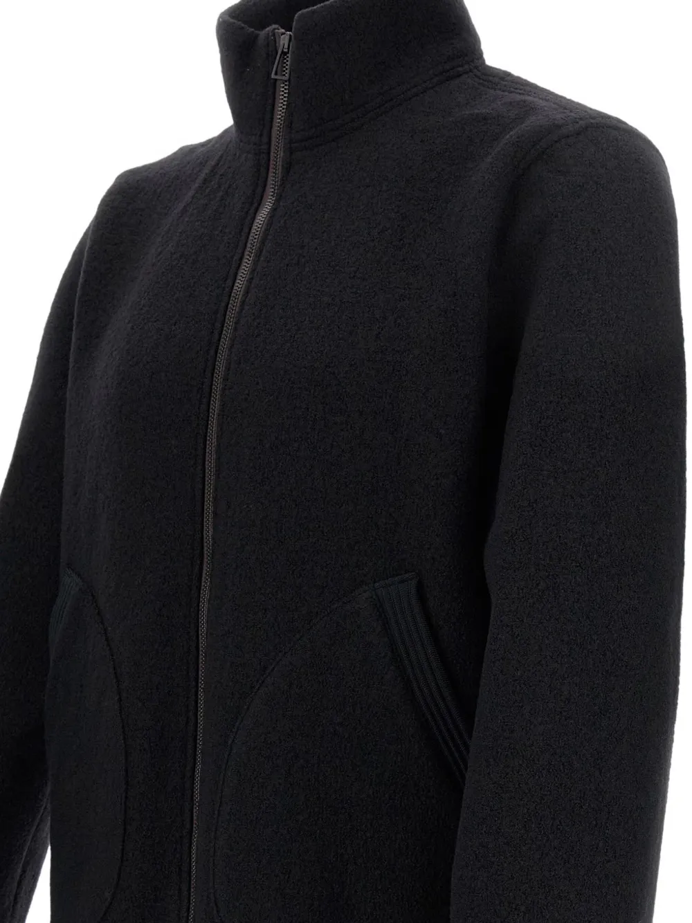 Paul Smith high-neck wool jacket Zwart