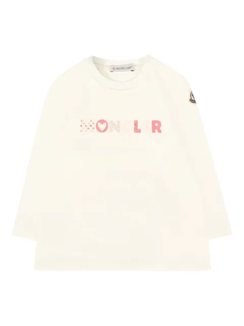 Moncler Enfant logo-print long-sleeve T-shirt