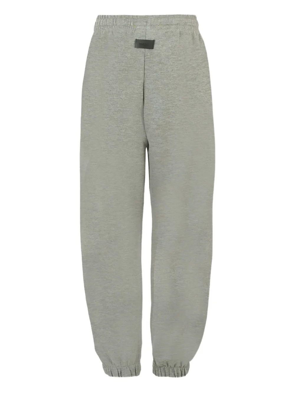 Msgm Logo-embroidered Drawstring Track Pants In Gray