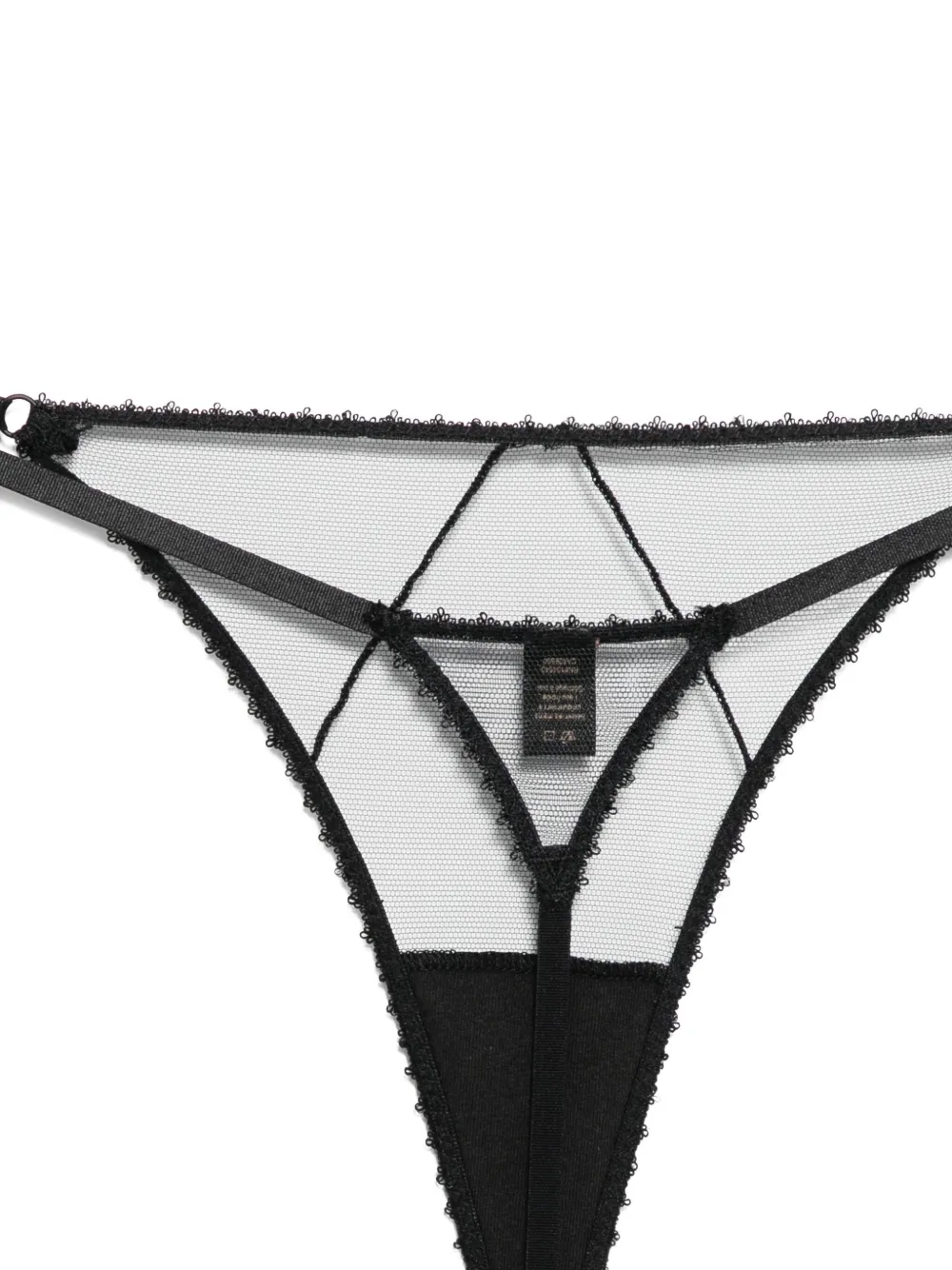 Kiki de Montparnasse Perle string Zwart