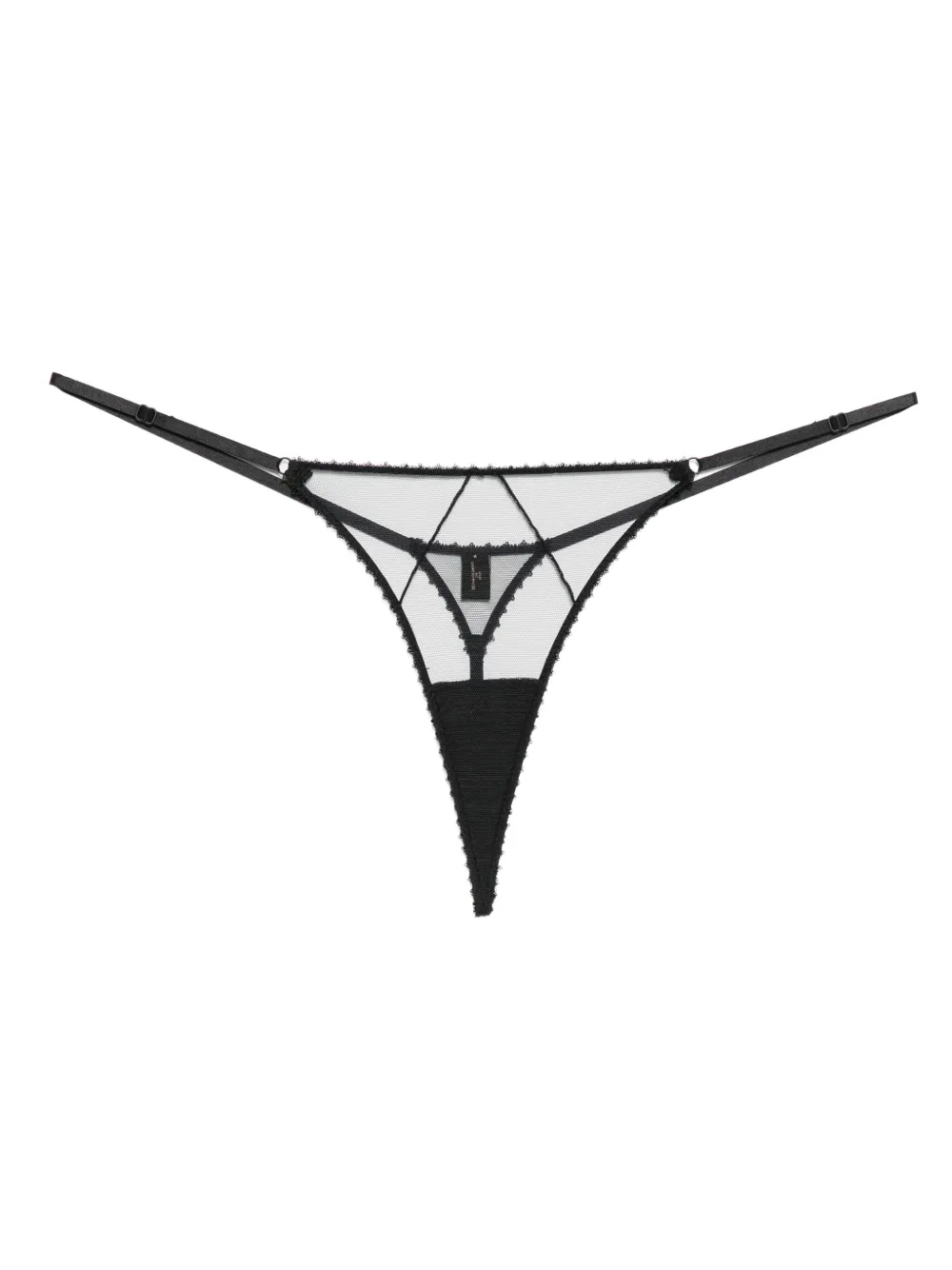 Kiki de Montparnasse Perle G-string thong | Black | Image 1