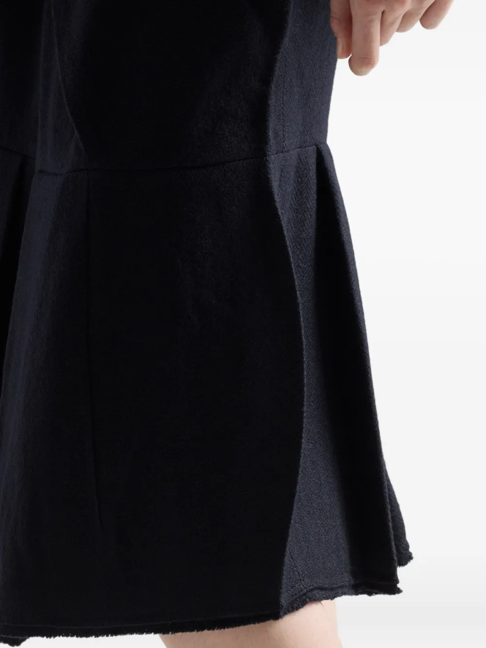 Prada Midi-rok met strikdetail Blauw